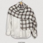 Cocoa Windowpane | Chiffon