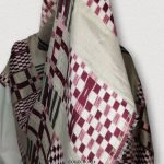 Crimson Beige Grid | Linen - Image 3