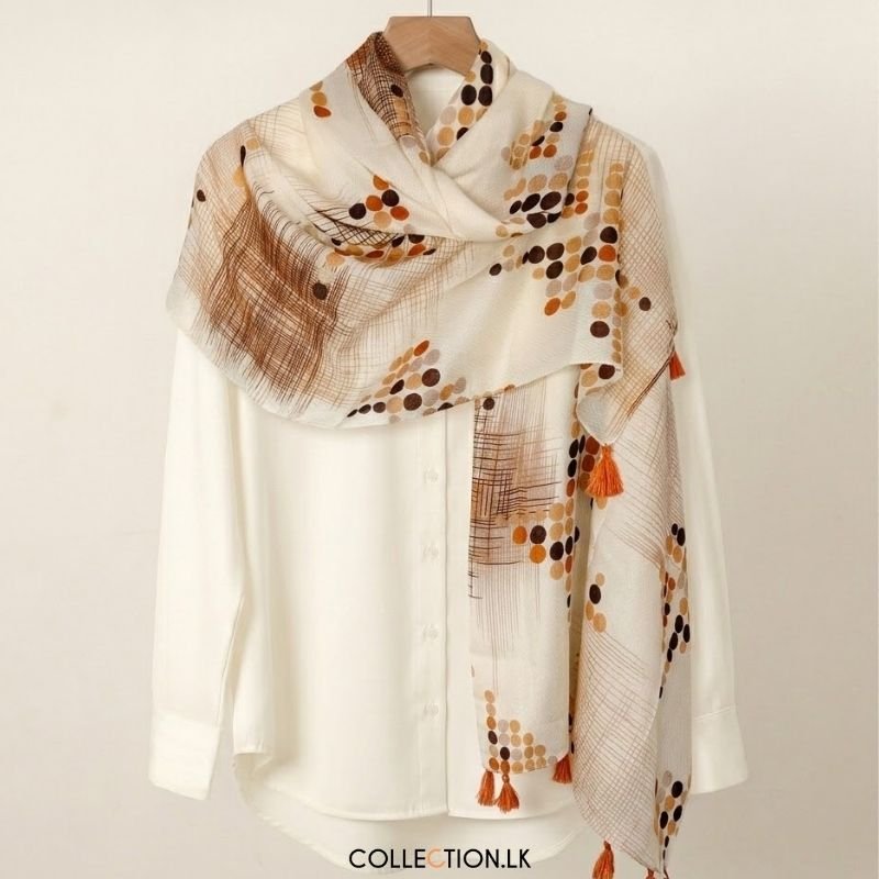 Amber Dot Wrap Amber Dot Wrap | Linen - Image 1